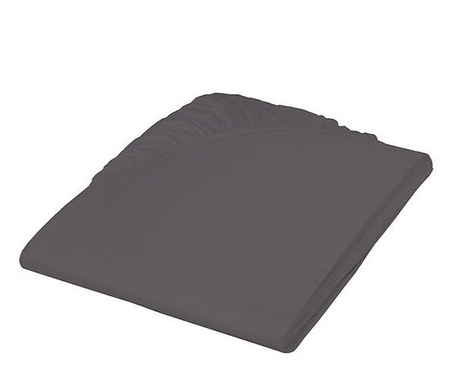 Prześcieradło satynowe z gumką Fleuresse Colours 9100-5027 Jagoda Leśna