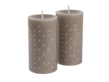 JOOP! świeca Faded Cornflower 8x15 2 szt. kiesel