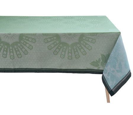 Obrus lniany Le Jacquard Français Jardin d'Orient Fontaine