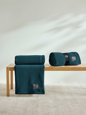 Koc s.Oliver Kuschelsoft 3638-680 150x200 petrolowy