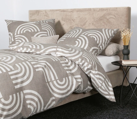 Pościel flanelowa Janine Davos 65157-07 Naturell