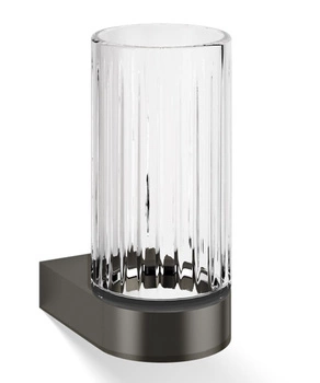 DECOR WALTHER CENTURY WMG kubek ścienny kryształ szlifowany/ciemny metal