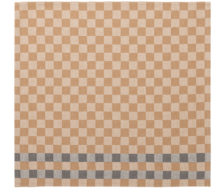 Serwetki bawełniane Le Jacquard Français Champêtre Damier 4 szt.