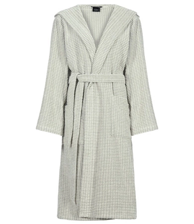 Szlafrok damski z kapturem Cawö 6137-34 Natur S-XL