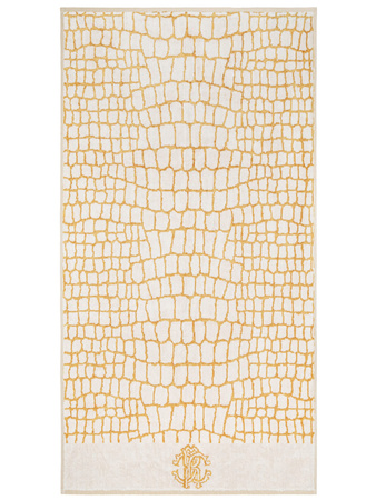 Ręcznik Roberto Cavalli Home Crocco Gold 001 Gold