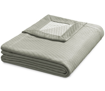 Koc / narzuta Formesse Bella Donna Summer Tencel 633 Zielono-Szary