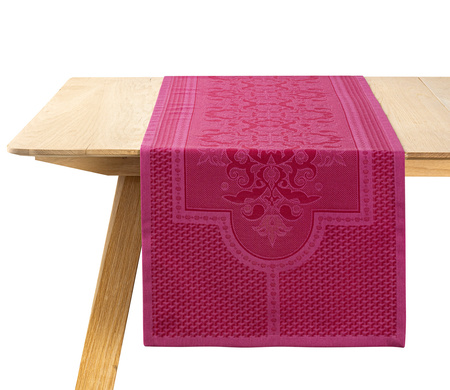 Bieżnik bawełniany Le Jacquard Français Palais Pourpre