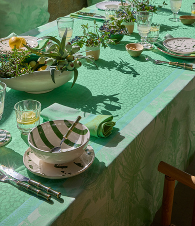Obrus bawełniany Le Jacquard Français Sinharâja Jungle