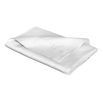 Prześcieradło satynowe bez gumki Fleuresse Colours 9100-1000 Biały