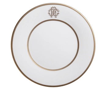 Talerz obiadowy Roberto Cavalli Silk Gold, zestaw 6 szt.