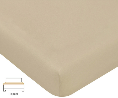 Prześcieradło na topper Formesse Bella Donna Jersey La Piccola 711 Szampański