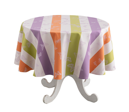 Obrus bawełniany Le Jacquard Français Bal Des Papillons Lilas