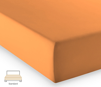 Prześcieradło jersey Fleuresse Comfort 1117-2044 Pomarańczowy