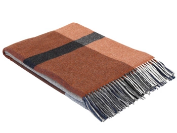 Koc wełniany Eskimo Switzerland Lenk H43C8-750 130x180 Orange