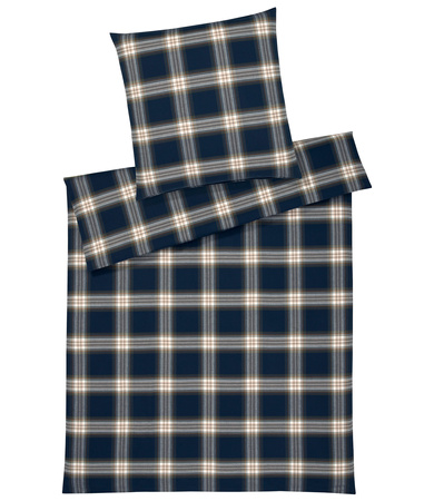 Pościel flanelowa Elegante Westminster 2666-24 Blau