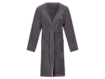 Szlafrok z kapturem bugatti Decimo 7660 grafit