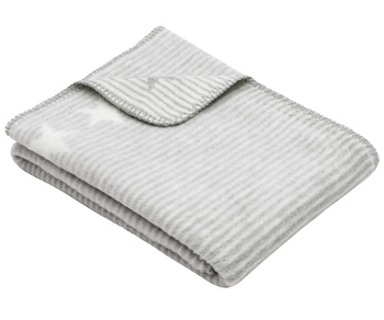 Koc dziecięcy Ibena Lelu 1750-800 75x100 szary