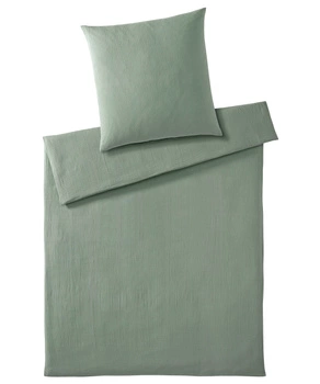 Pościel muślinowa Elegante Smooth 7095-4 pistazie