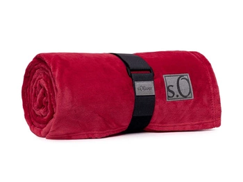 Koc s.Oliver Kuschelsoft 3638-400 150x200 czerwony