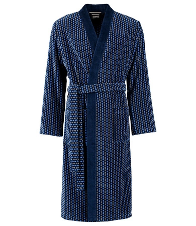 Szlafrok męski kimono Cawö 4851-11 Blau 48-58