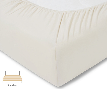 Prześcieradło fein-jersey Estella 6500 110 Kość Słoniowa