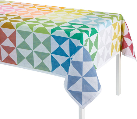 Obrus bawełniany Le Jacquard Français Origami Multico