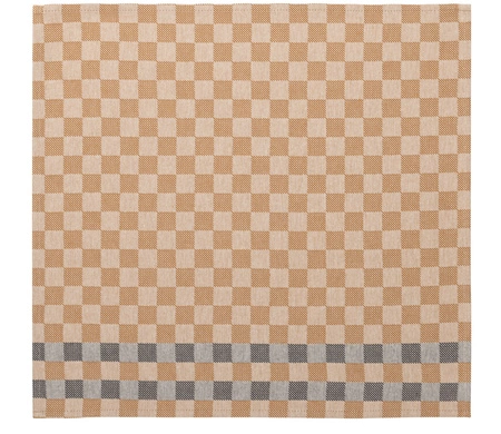 Serwetki bawełniane Le Jacquard Français Champêtre Damier 4 szt.