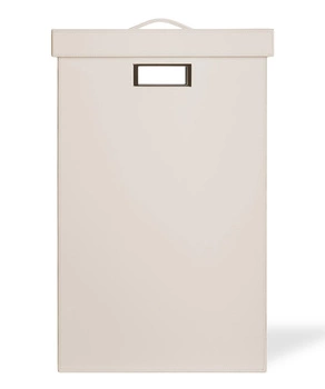 DECOR WALTHER BROWNIE WB kosz na pranie z przykrywą beżowy