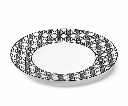 Talerz obiadowy Roberto Cavalli Monogram Black, zestaw 6 szt.