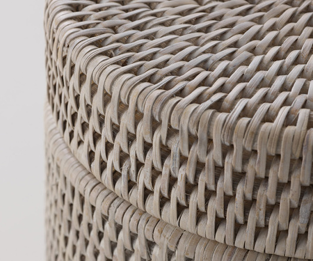 Stołek/stolik Decor Walther BASKET STOOL jasny ratan