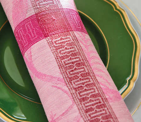 Serwetki lniane Le Jacquard Français À L'orangerie Magnolia 4 szt.
