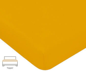 Prześcieradło na topper Formesse Bella Donna Jersey La Piccola 547 Curry