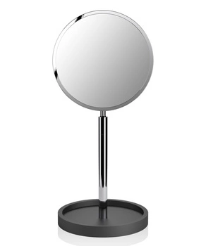 DECOR WALTHER STONE KSA lusterko kosmetyczne czarny / chrom