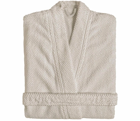 Szlafrok kimono unisex Graccioza Bee Waffle 23396 Fog S-XL