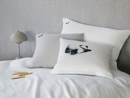 Pościel dla dzieci muślinowa Elegante Snuggle 9003-4 pistazie