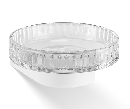 Mydelniczka ścienna Decor Walther CENTURY WSS kryształ szlifowany/biały