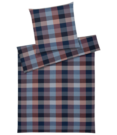 Pościel flanelowa Elegante Hamilton 26014-2 Mauve-Blue