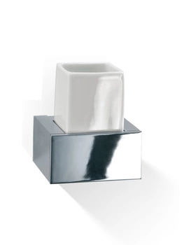 DECOR WALTHER BRICK BK WMG kubek ścienny chrom/biały