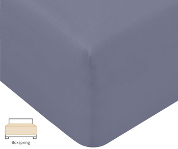 Prześcieradło na wysoki materac Formesse Bella Donna Jersey Alto 209 Niebiesko-Szary