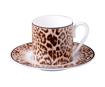 Filiżanka do kawy Roberto Cavalli Jaguar, zestaw 2 szt. Luxury Box