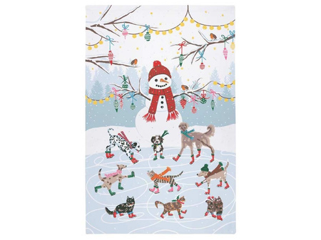 Ściereczka kuchenna Ulster Weavers Ice Skating Animals