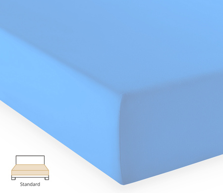 Prześcieradło jersey Fleuresse Comfort 1117-6031 Niebieski
