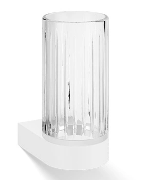 DECOR WALTHER CENTURY WMG kubek ścienny kryształ szlifowany/biały