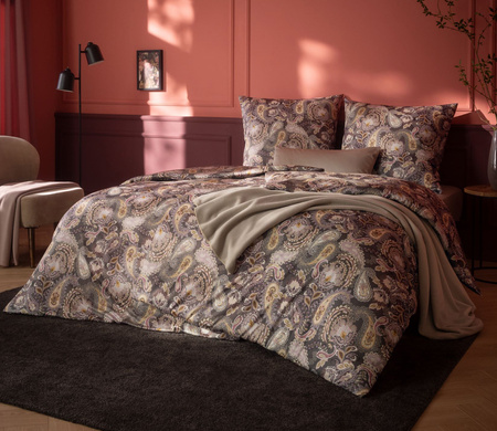 Pościel jersey Estella Elisabeth 6392-670 Aubergine