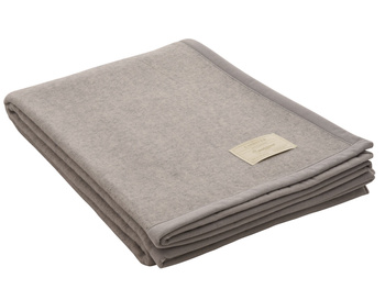 Koc z wełny merino Eskimo Switzerland Cashiver H1326-130 2 rozmiary Silver