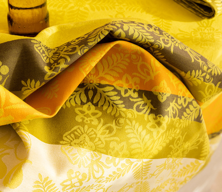 Serwetki bawełniane Le Jacquard Français Mumbai Safran 4 szt.