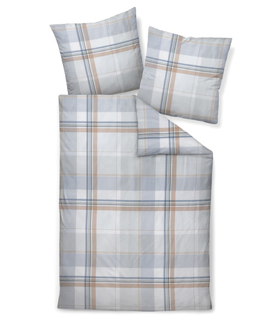 Pościel satyna bawełniana Janine Moments 98119-08 Sandgrau