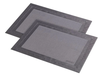 JOOP! podkładki na stół Signature 36x48 2 szt. graphit